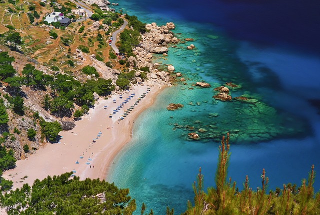 Stranden Karpathos Griekenland