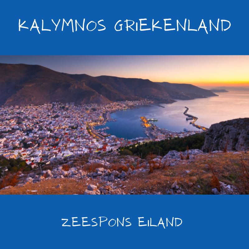 Kalymnos Griekenland Zeespons eiland