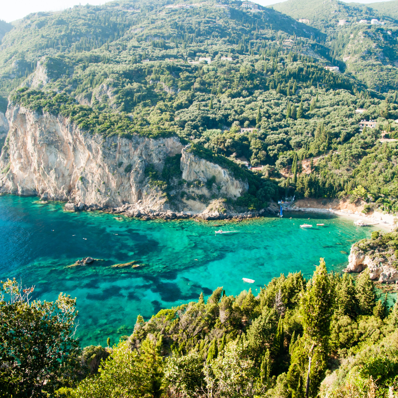 Paleokastritsa bay, Corfu Island