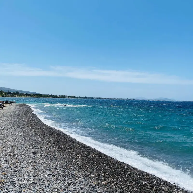 kiezelstrand van Psalidi Beach Kos